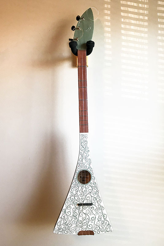 Hand-painted ukulele