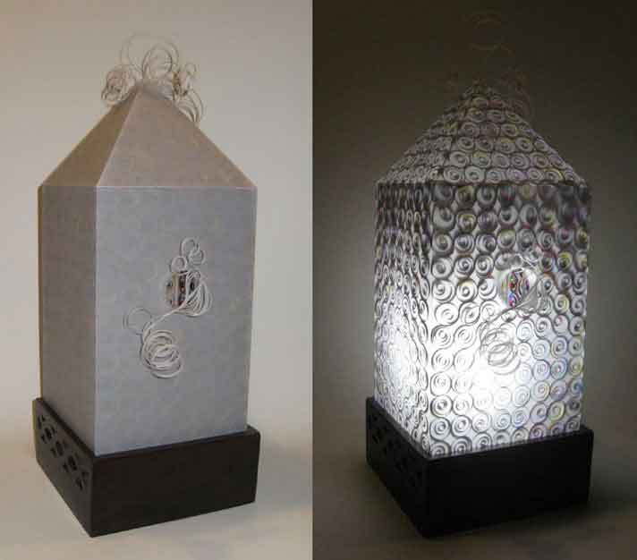 Handmade paper lantern.