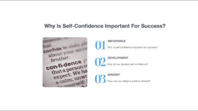 Why is Self-Confidence Important for success