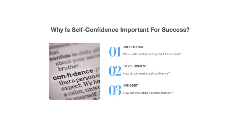 Why Is Self-Confidence Important For Success?