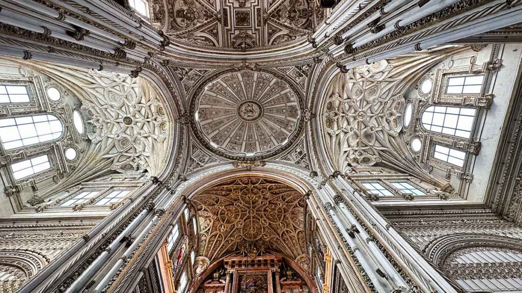 Main Chapel ceilings, Transept Choir, Mosque-Cathedral Cordoba